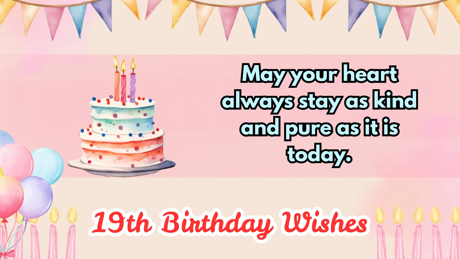 19th birthday wishes