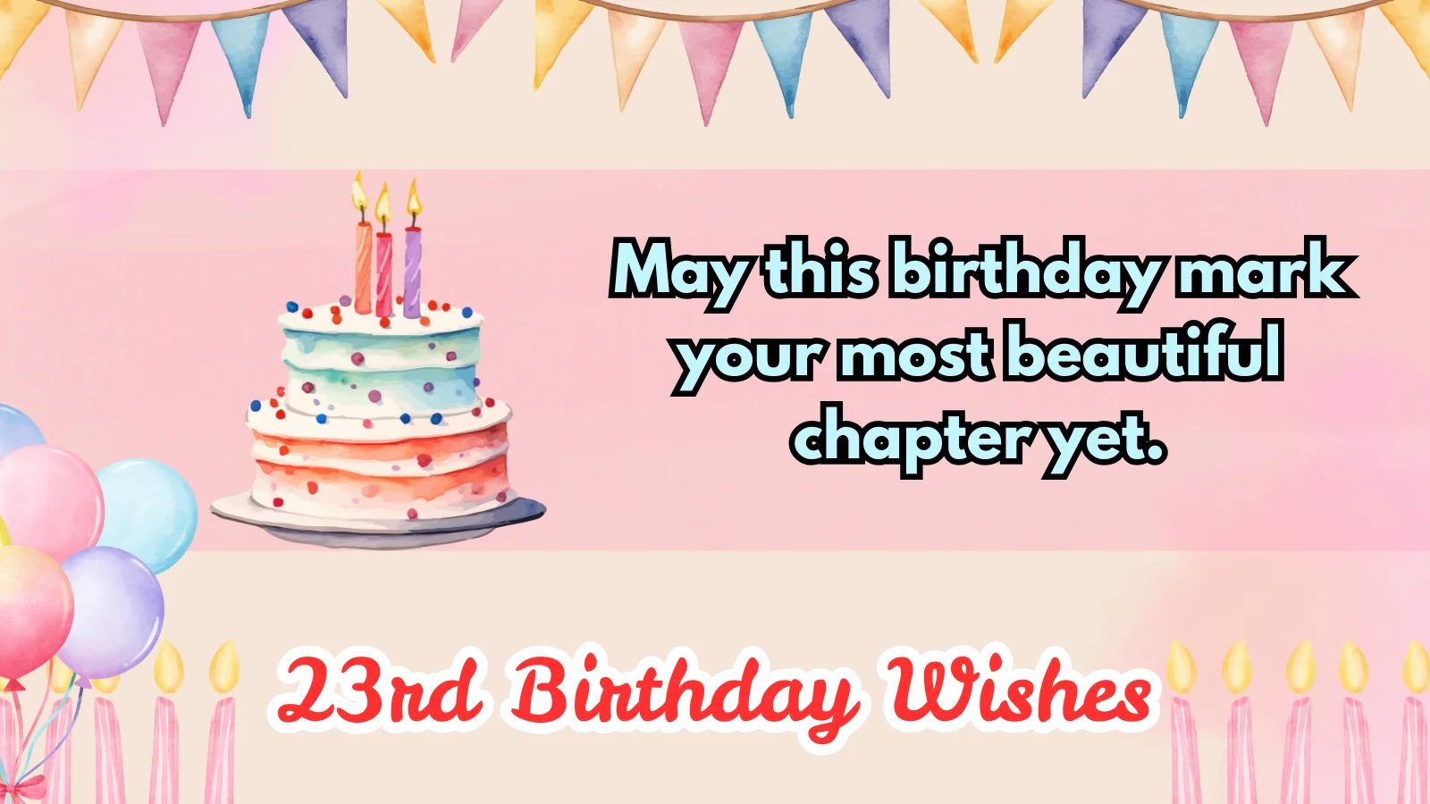 23rd birthday wishes