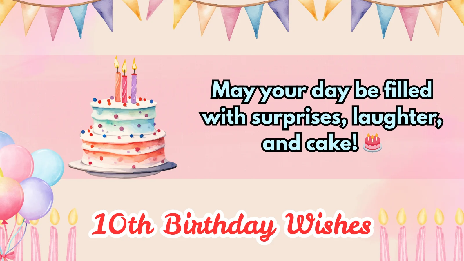 10th birthday wishes