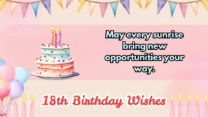18th birthday wishes