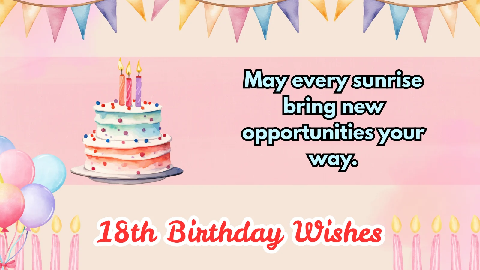 18th birthday wishes