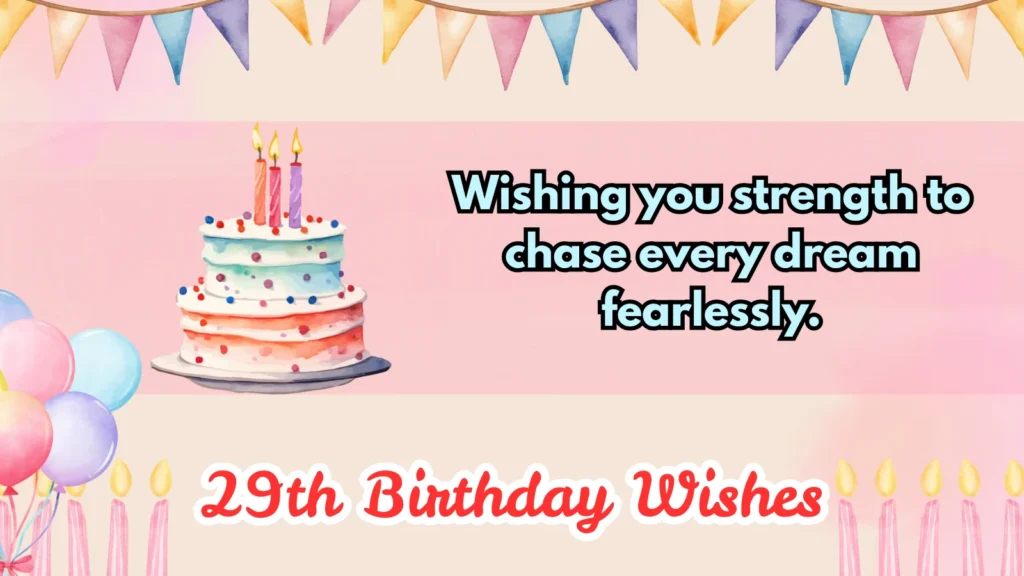 29th birthday wishes