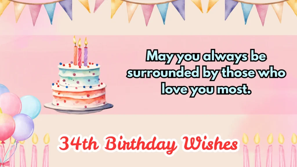 213+ 34th Birthday Wishes Best Wishes & Ideas 2026