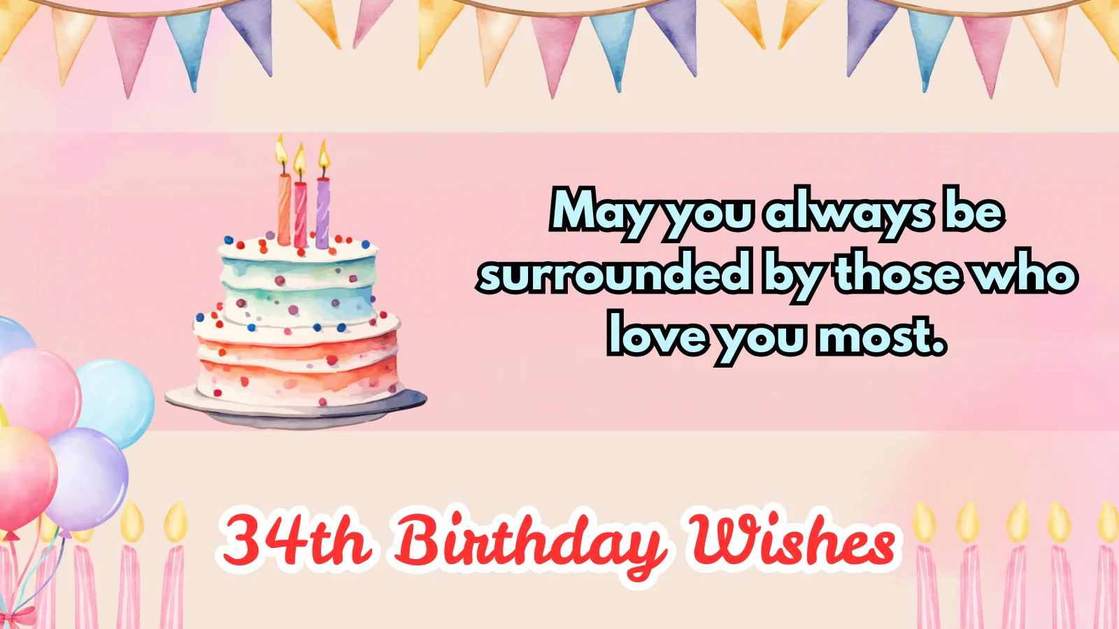 34th birthday wishes