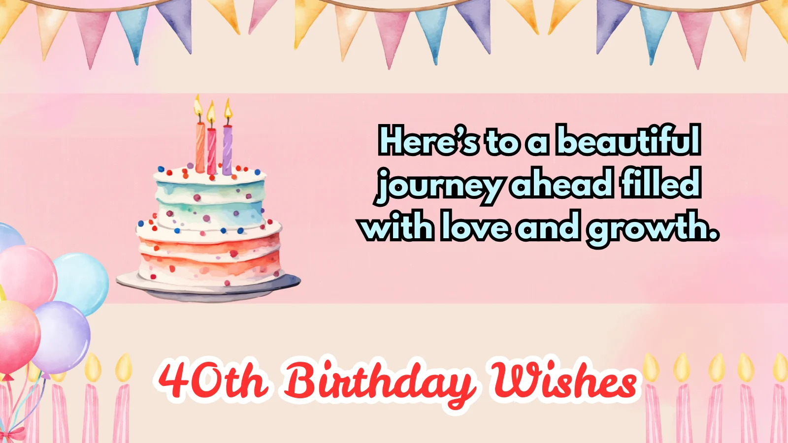 40th birthday wishes