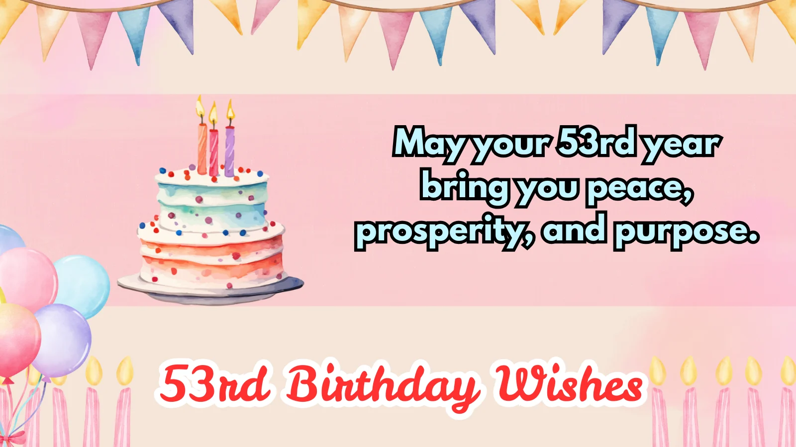 53rd birthday wishes