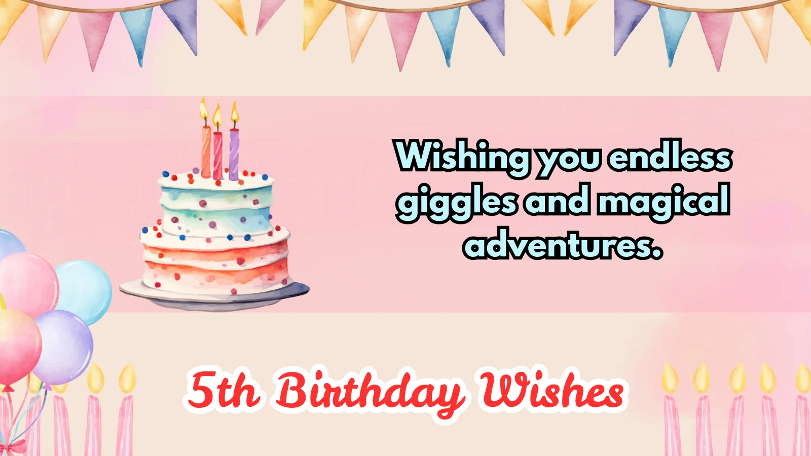 5th birthday wishes