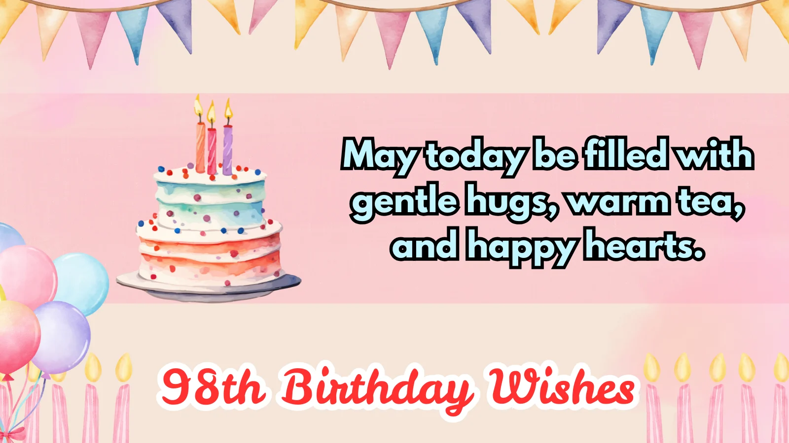 98th birthday wishes