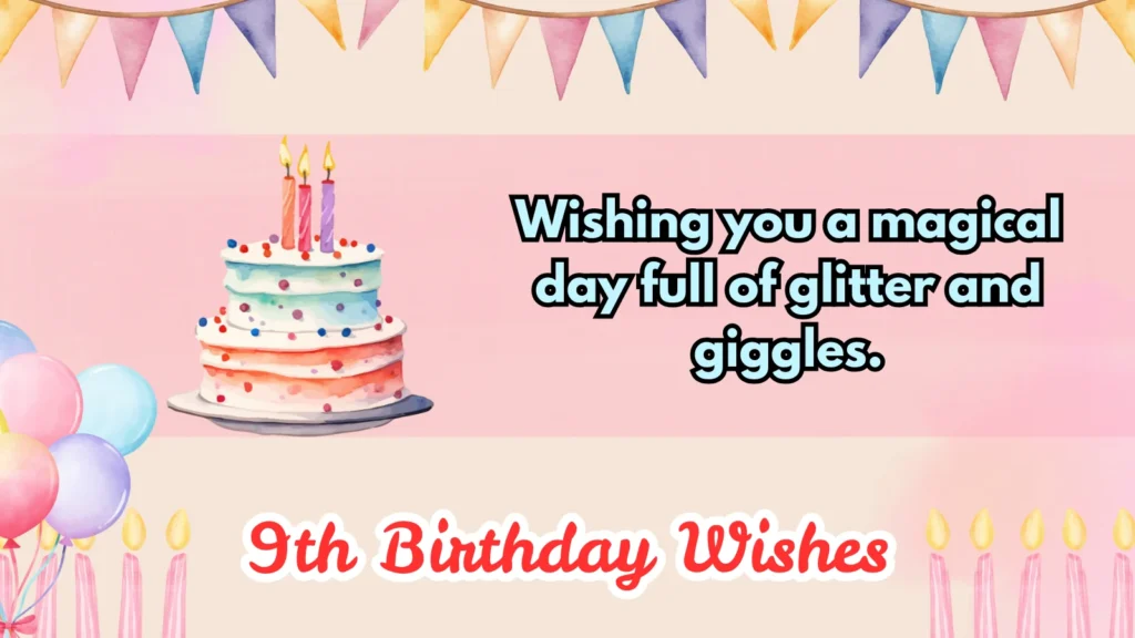 9th birthday wishes