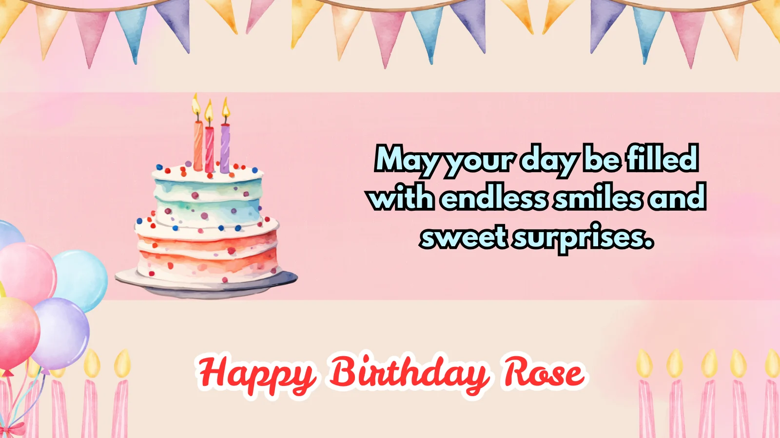 happy birthday rose