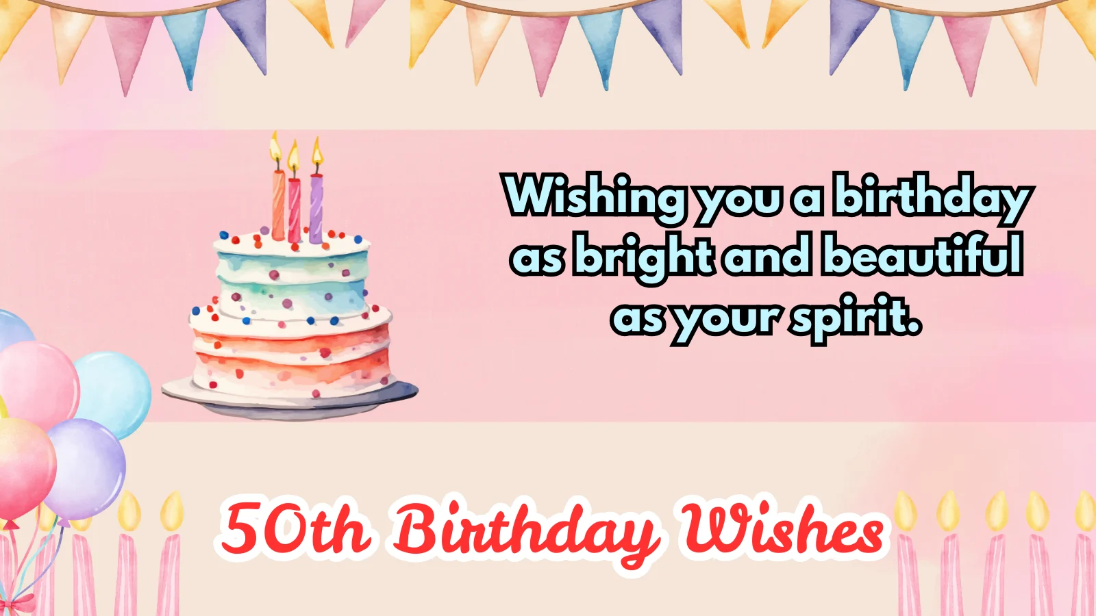 50th birthday wishes