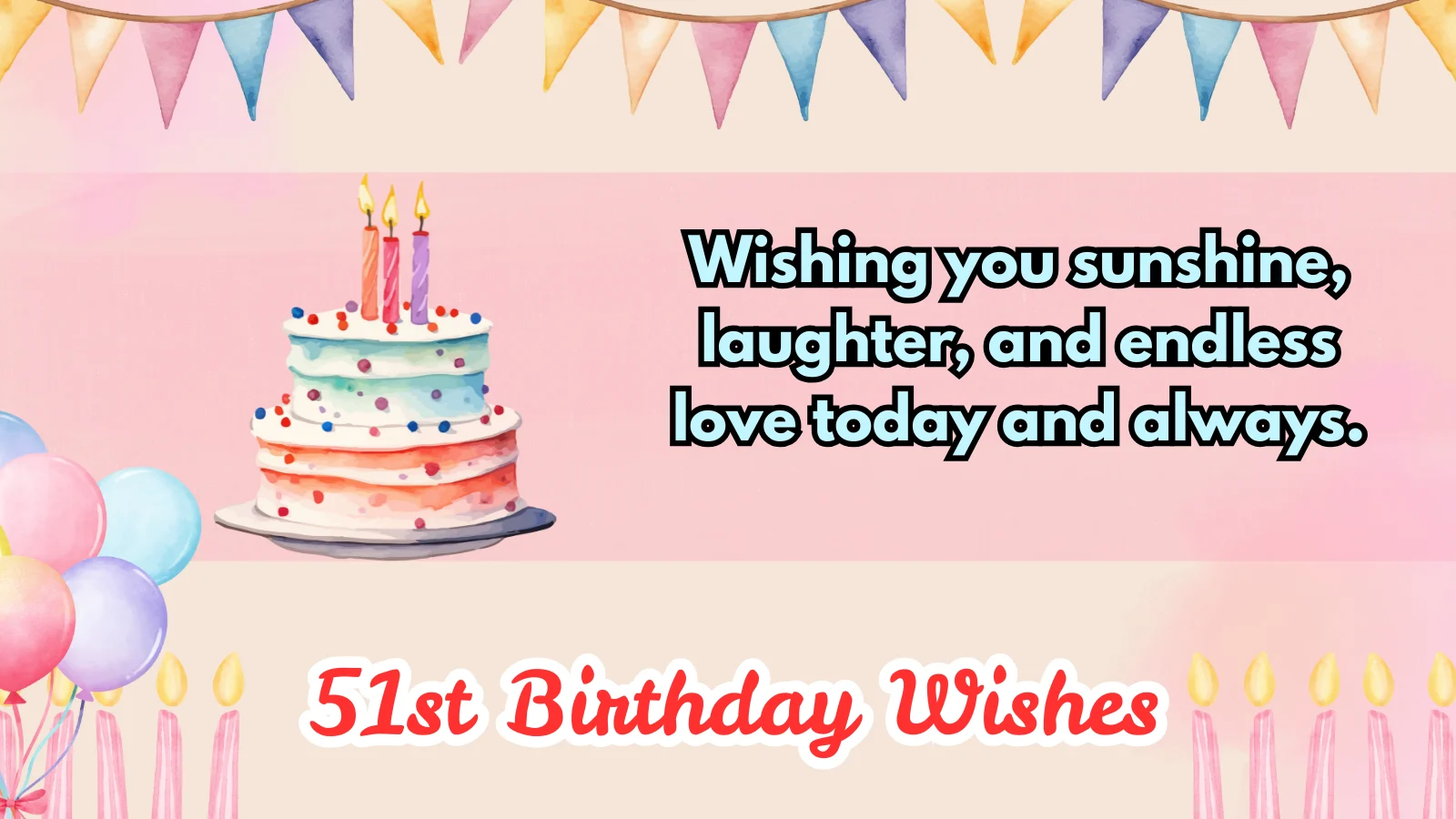 51st birthday wishes
