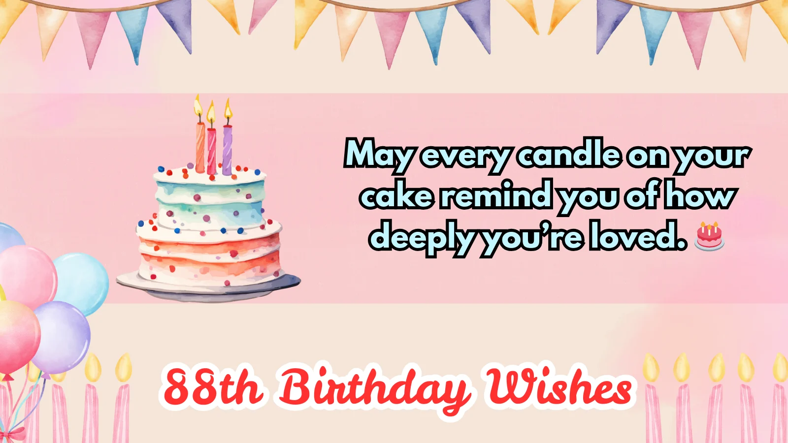 88th birthday wishes